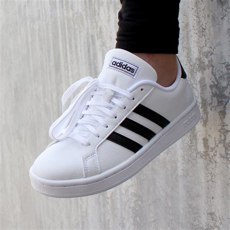 tenis blancos mujer adidas